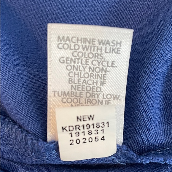 J. Jill Classic Short Sleeve Dress in Royal Blue - Picture 7 of 7